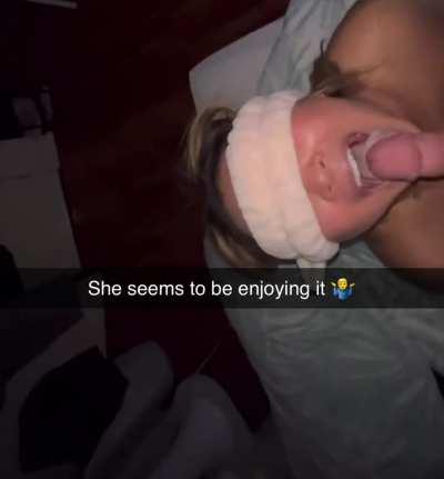 Your sweet innocent little girl has developed a taste for big bad bully cum