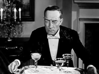 Movie Monday - The drinks are on Buster Keaton in this cameo from 1949’s “You’re My Everything.” Anne Baxter does the spilling…
