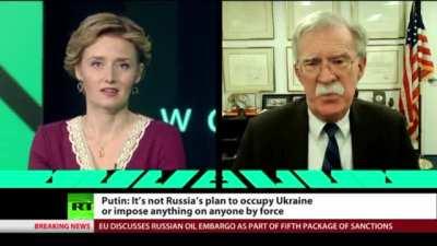 AreoGavined American Imperialist John Bolton vs weak imposter RT host