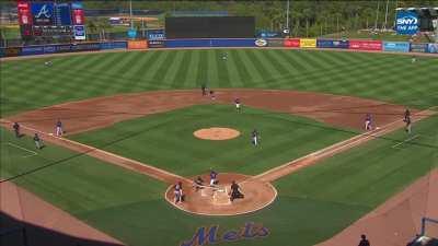 [Highlight] Forrest Wall and Vaughn Grissom get the double steal to make it 3-0