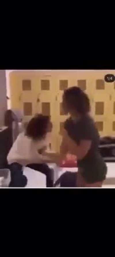 Girl knocks out bully