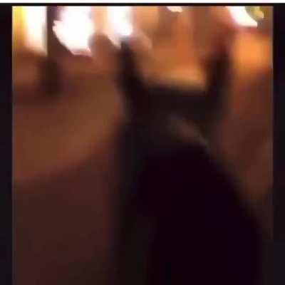 Dude really stole a horse from police 😂😂