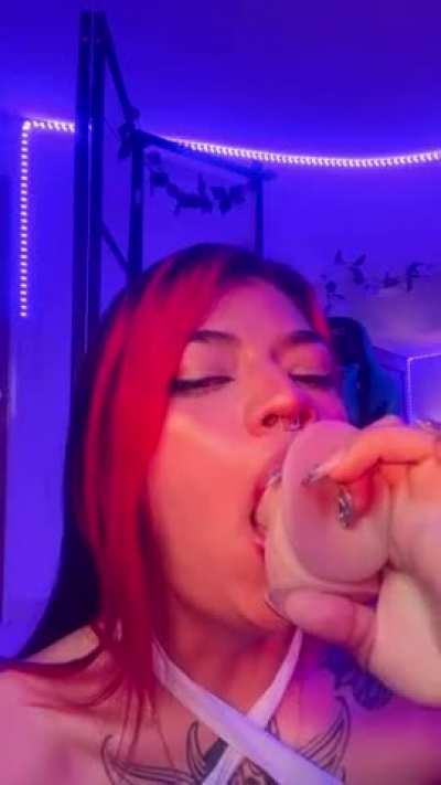 would you like to fuck my face like this?