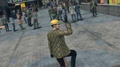 Majima got the moves. Can someone replace the music in this but with In Your Eyes by the Weeknd lmao