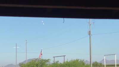 Farm neighbors get free air shows.