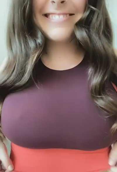 Dedicated to the men at the gym today taking double looks at my huge boobs and hard nipples.