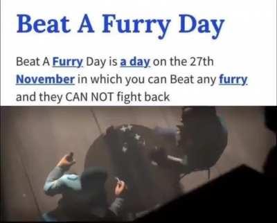 Beat a furry day
