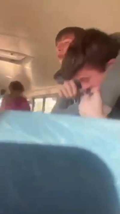 Fight in between two kids at my school the kid who tackled started talking shit first