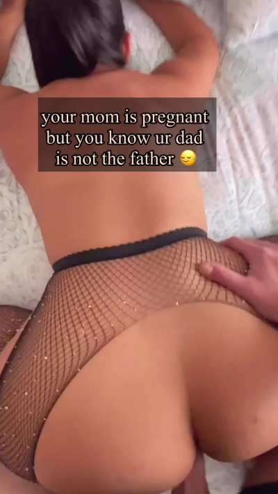 Step mom is pregnant and dad is not the father