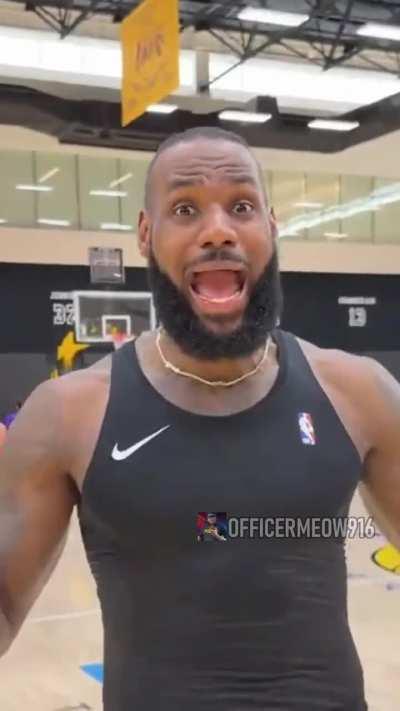 Lebron James Scream If You Love The Finals