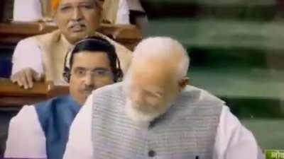 In the shadows of Parliament, PM Modi invoked the past, 