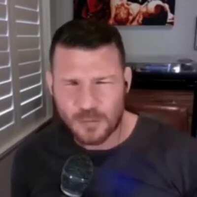 Michael Bisping takes out his glass eye