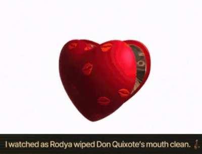 I am not saying my interpretation of this scene is correct, but I like it more