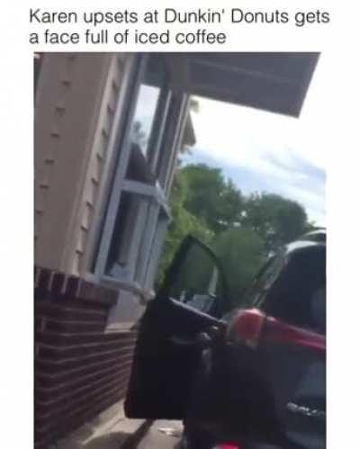 Karen gets a coffee dunked on her.