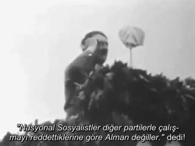 Adolf Hitler'in tarihe damgasını vurmuş seçim konuşması