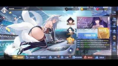 Shinano L2D now has tail movement 👀🙏🏻 they listened. 🙌