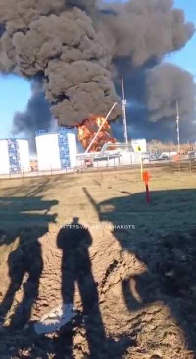 Another angle of the attack of the Kursk Airport