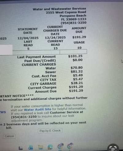 $200 monthly Water Bill - Sewer fee $80?!?