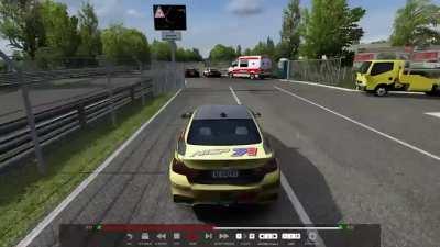 This is what I do when damage is turned off on the Nordschleife and I don't want to slow down for the parking area.
