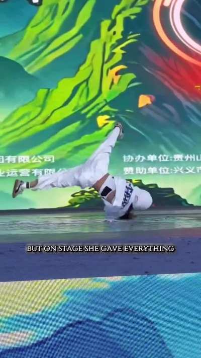 This girl’s performance is outstanding