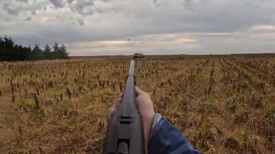 FPV of a restored Sjogren being used for pheasant hunting in South Dakota