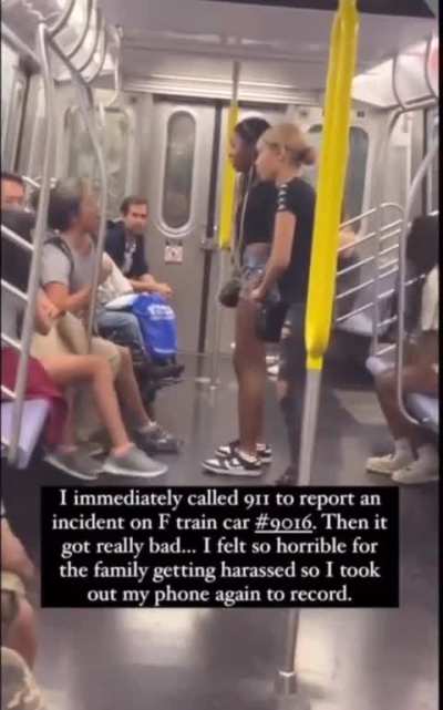 Video shows girl attacking Asian Family on F train in Manhattan