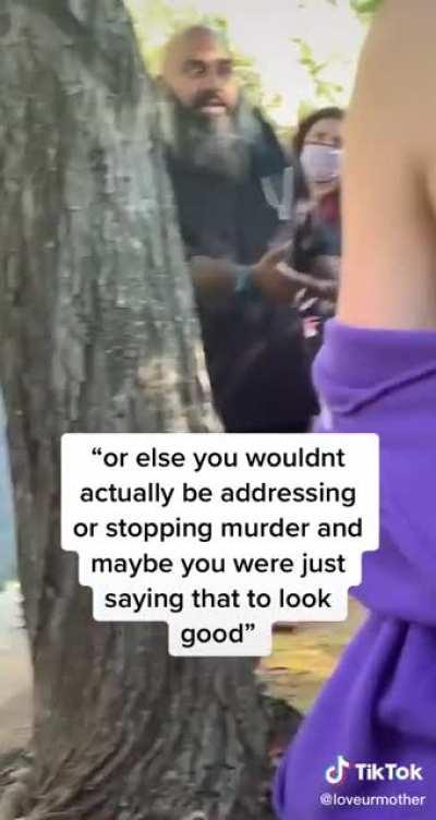 Man Calls Out Anti-Abortion Protesters