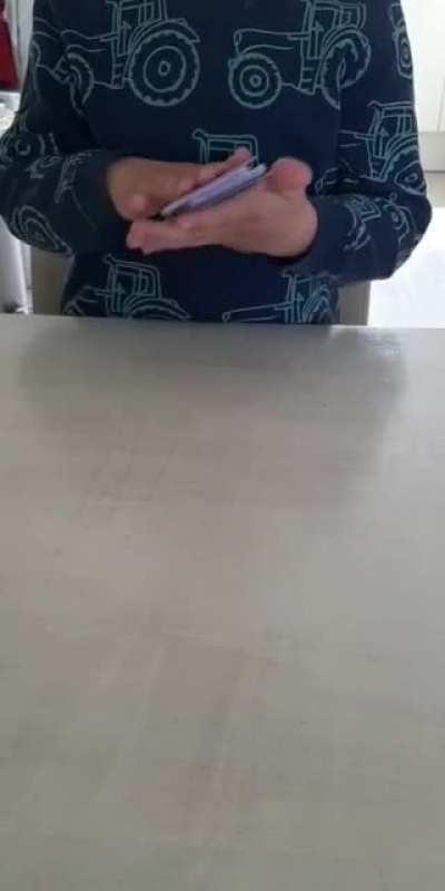 to shuffle a deck of cards