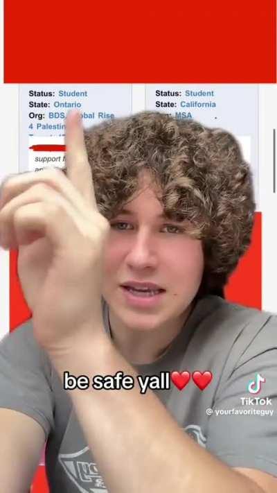 Canary mission blacklist of pro-Palestinians