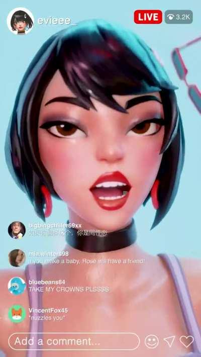 Evie's Live Streaming (Fortnite) [Super Idol Honey - MizzPeachy - x_RedEyes - Rigid3D]