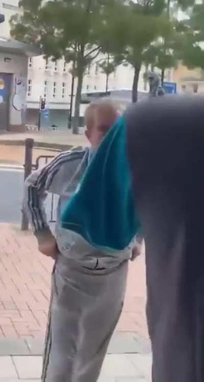 I swear officer, it was the one armed man