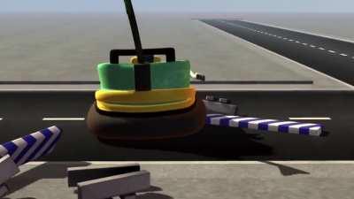 Ena crashes a bumper car and fucking dies