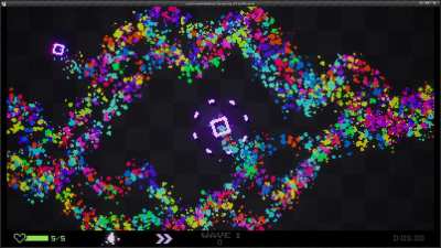 Hi, I'm making a roguelike game with a lot of inspiration from SNKRX, what do you think? Ignore the rainbow mess btw