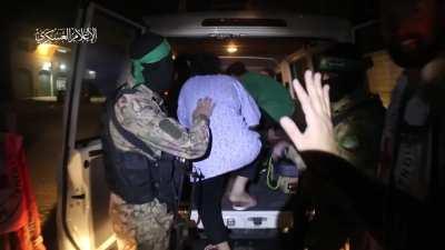 Day 2 of the hostage exchange. Look how they say goodbye.