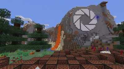 Still Alive (Portal) with Note Blocks in Vanilla Survival Minecraft