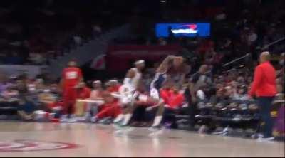 You can't stand there, ref!