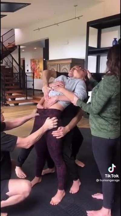 Therapist doing Therapy.