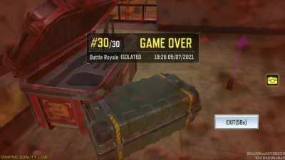 Was playing some Battle Royale and happened to get ridiculously killed by one of my favorite YouTubers