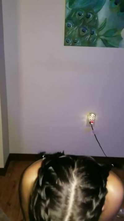 It’s always a pleasure seeing the little struggler degrade herself, she’s an obedient cunt.