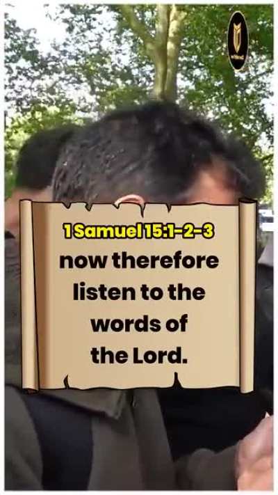 Street preacher tries to twist words of the Bible around, gets called out, public freakout ensues..