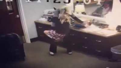 Video footage of a girl finding out she is going to be adopted.