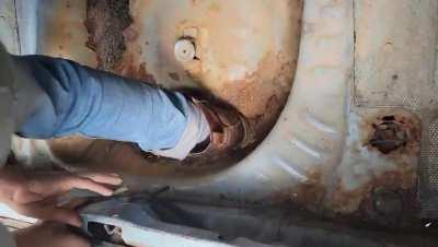 just me and my bros testing the structural integrity of a car I bought.