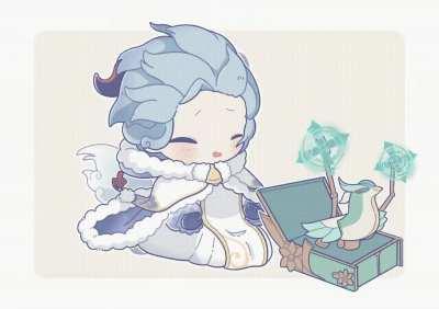 Baby Ganyu (by: @maru_no_san)