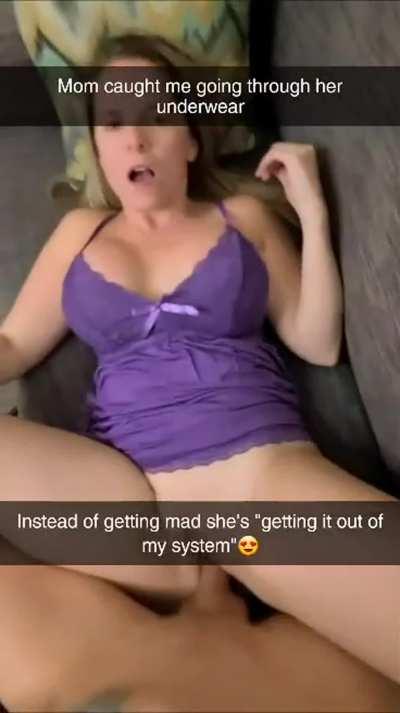 Son gets to fuck mom after being caught