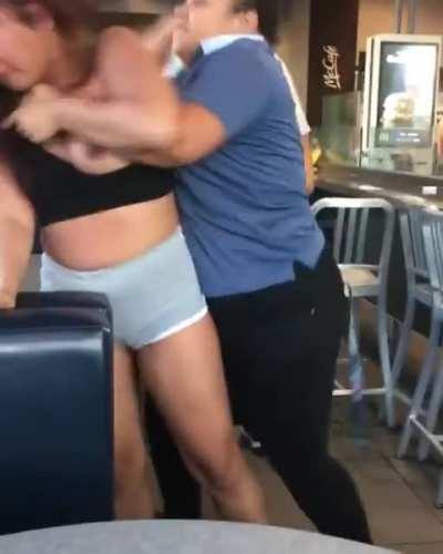 When you yell at the wrong McDonalds crew about the ice cream machine being down.