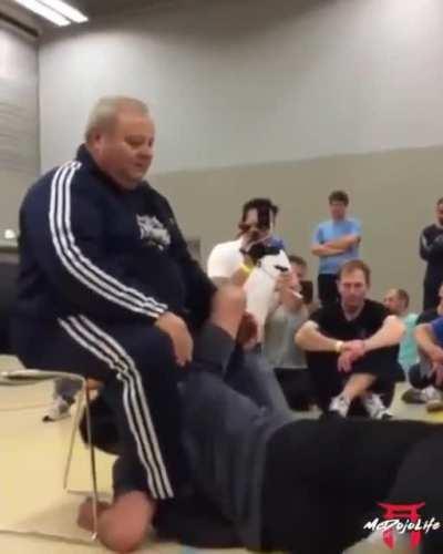 HMF While I kick your ass Jiu-Sit-Su style