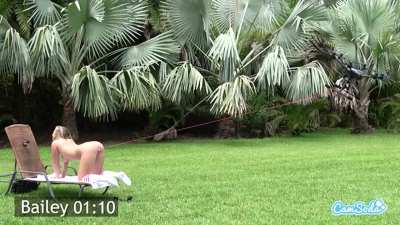 3 girls, 1 drone, 3 butt plugs