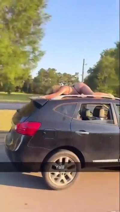 The girl decided to humour the drivers