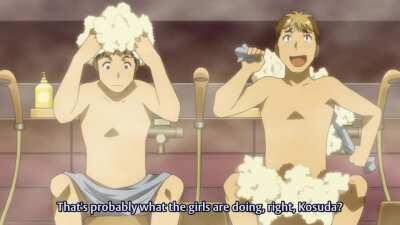 [Clip] Bathception [B-gata H-kei]