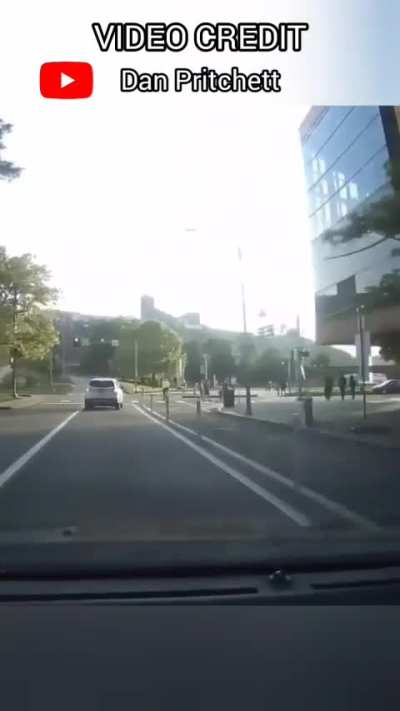Road Rage Between (High?) Pedestrian & Driver